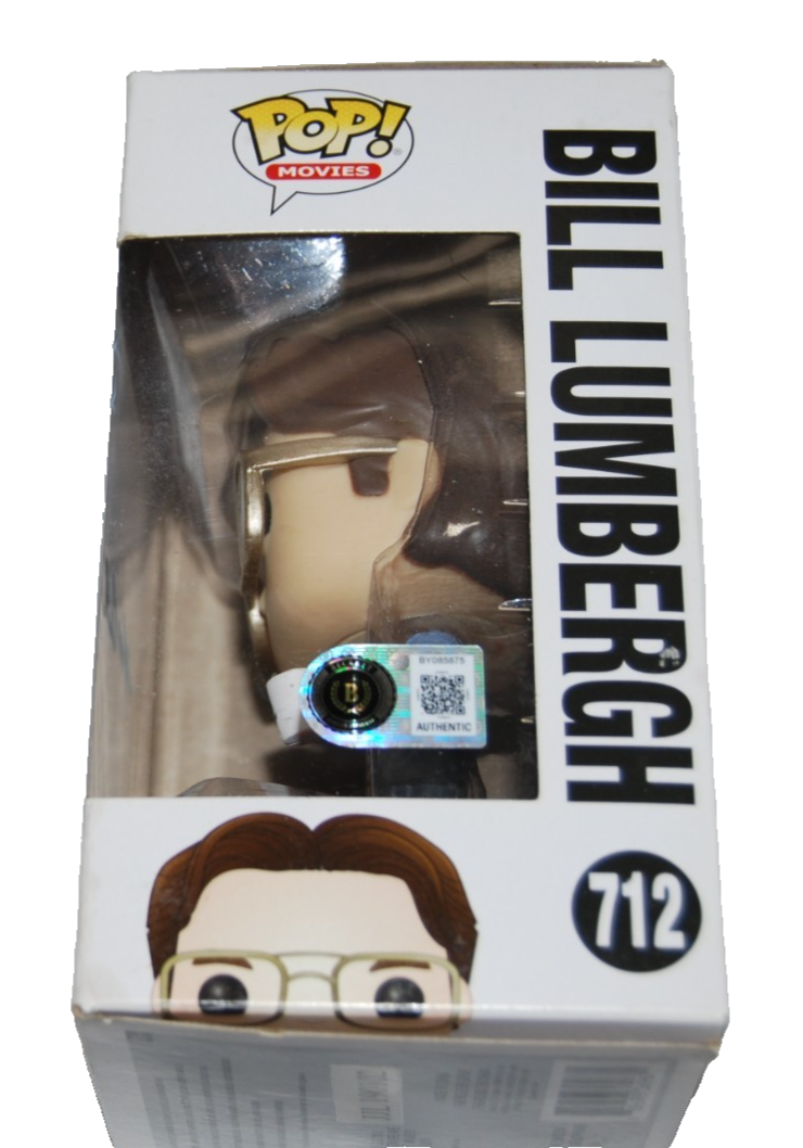GARY COLE signed (OFFICE SPACE) Bill Lumbergh Funko Pop #712 BECKETT BY085875