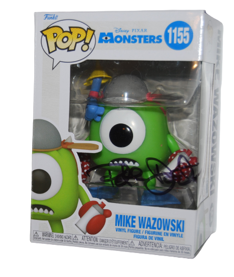 PETE DOCTER signed (MONSTER INC) Mike W Funko Pop #1155 BECKETT BAS BF87197