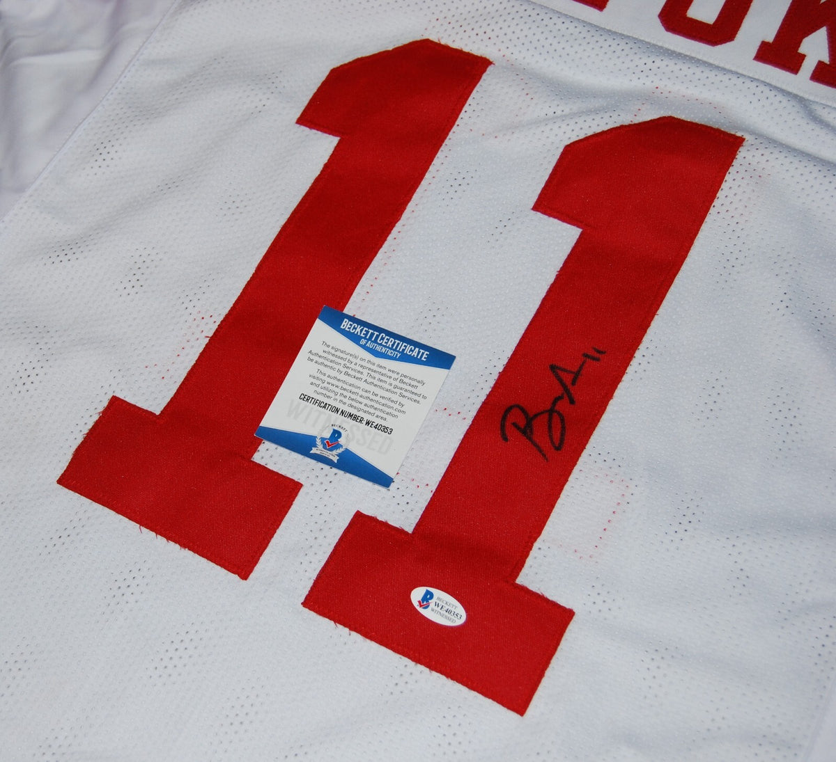 BRANDON AIYUK signed (SAN FRANCISCO 49ERS) Custom XL jersey BECKETT Witnessed