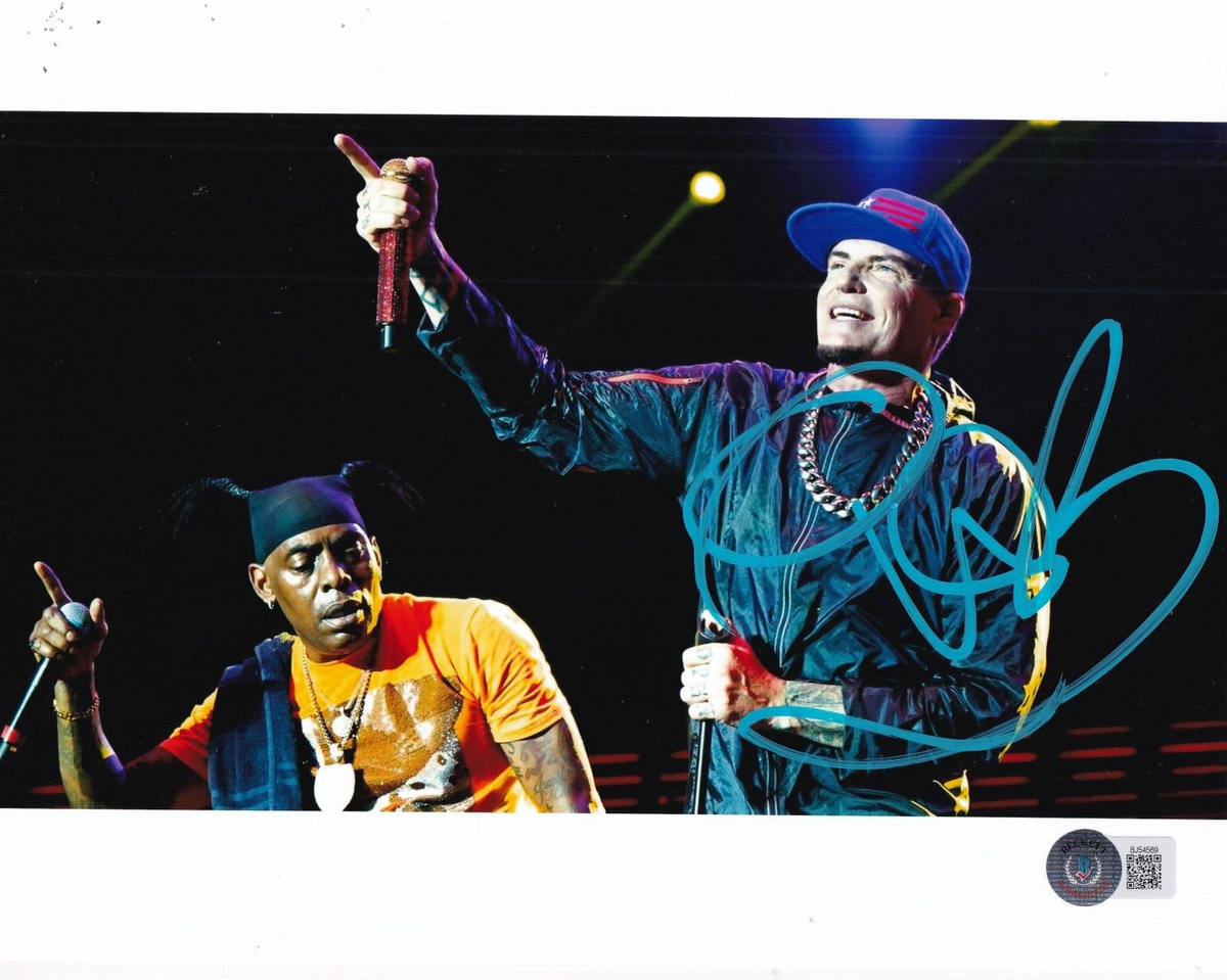 VANILLA ICE signed (COOL as ICE) Robert Van Winkle 8X10 BECKETT BAS BJ54569