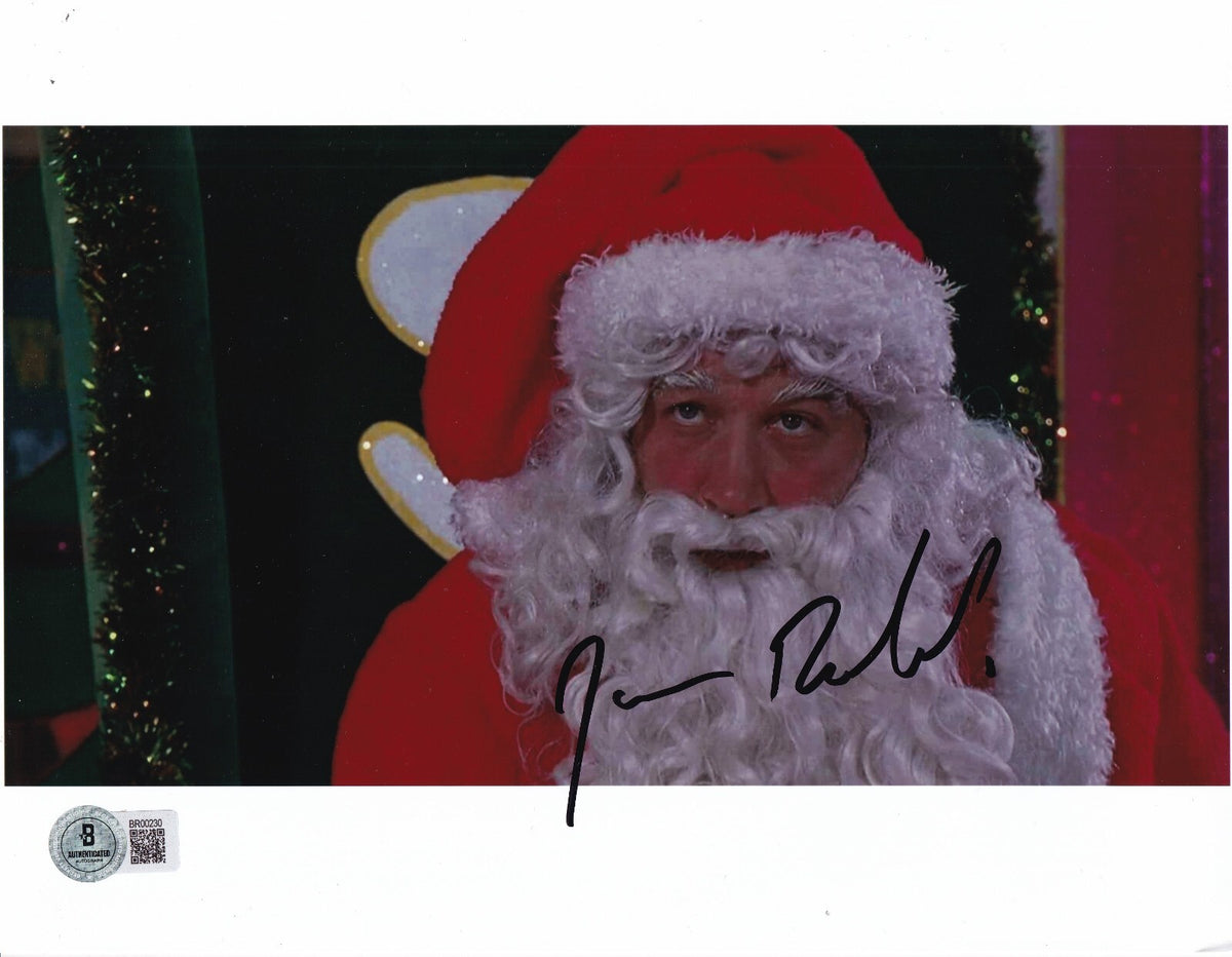 JIM BELUSHI signed (JINGLE ALL THE WAY) Santa Movie 8X10 photo BECKETT BR00230