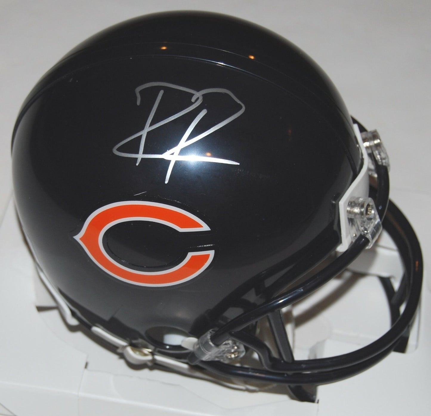 RILEY RIDLEY signed (CHICAGO BEARS) autograph mini football helmet *PROOF* W/COA