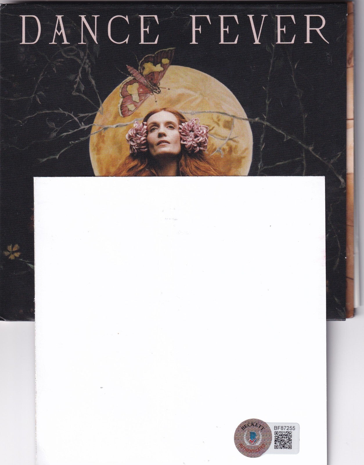 FLORENCE WELCH signed (FLORENCE + THE MACHINE) DANCE FEVER art card BAS BF87255