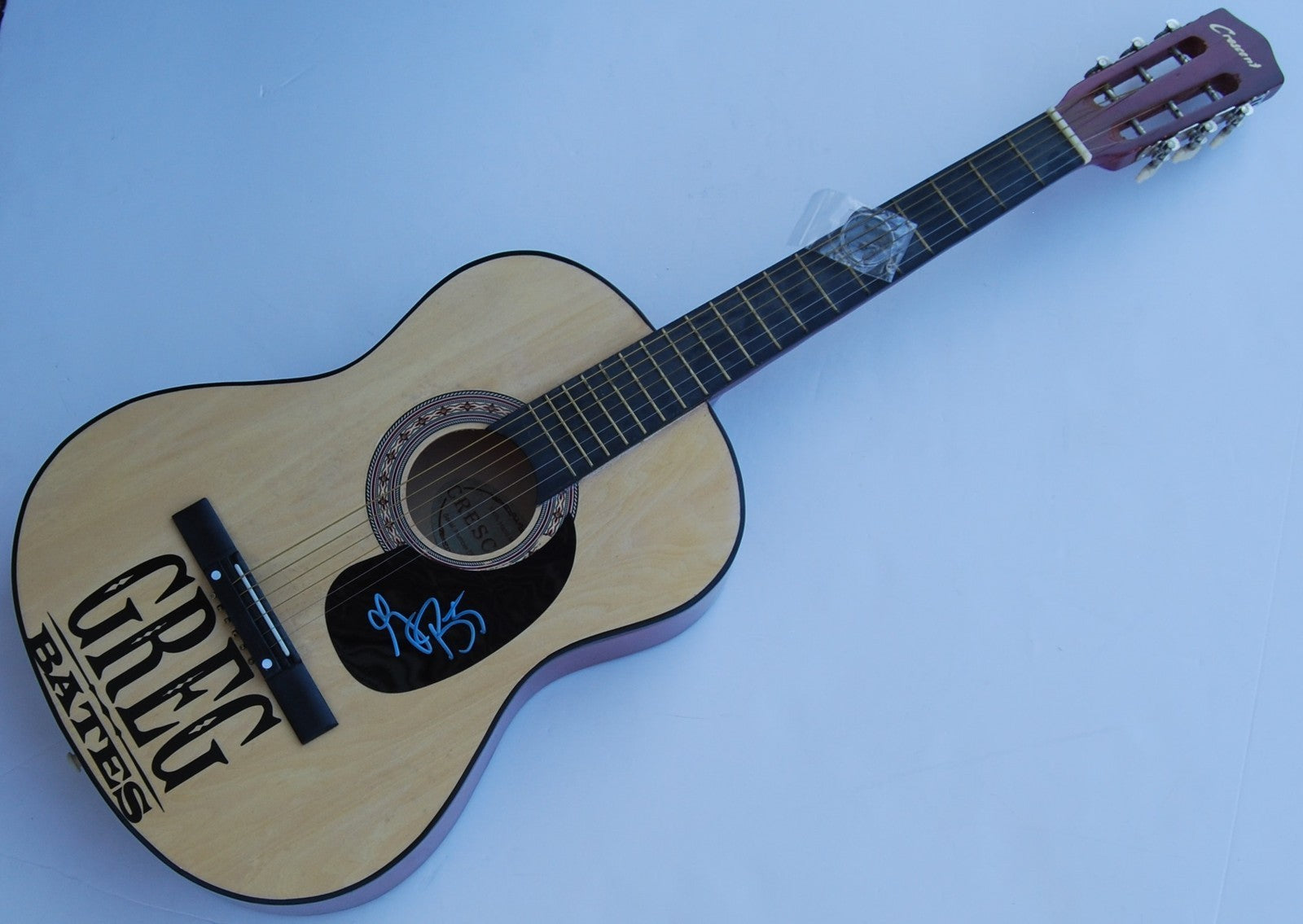 GREG BATES signed (COUNTRY SUPERSTAR) Acoustic guitar W/COA DID IT FOR THE GIRL