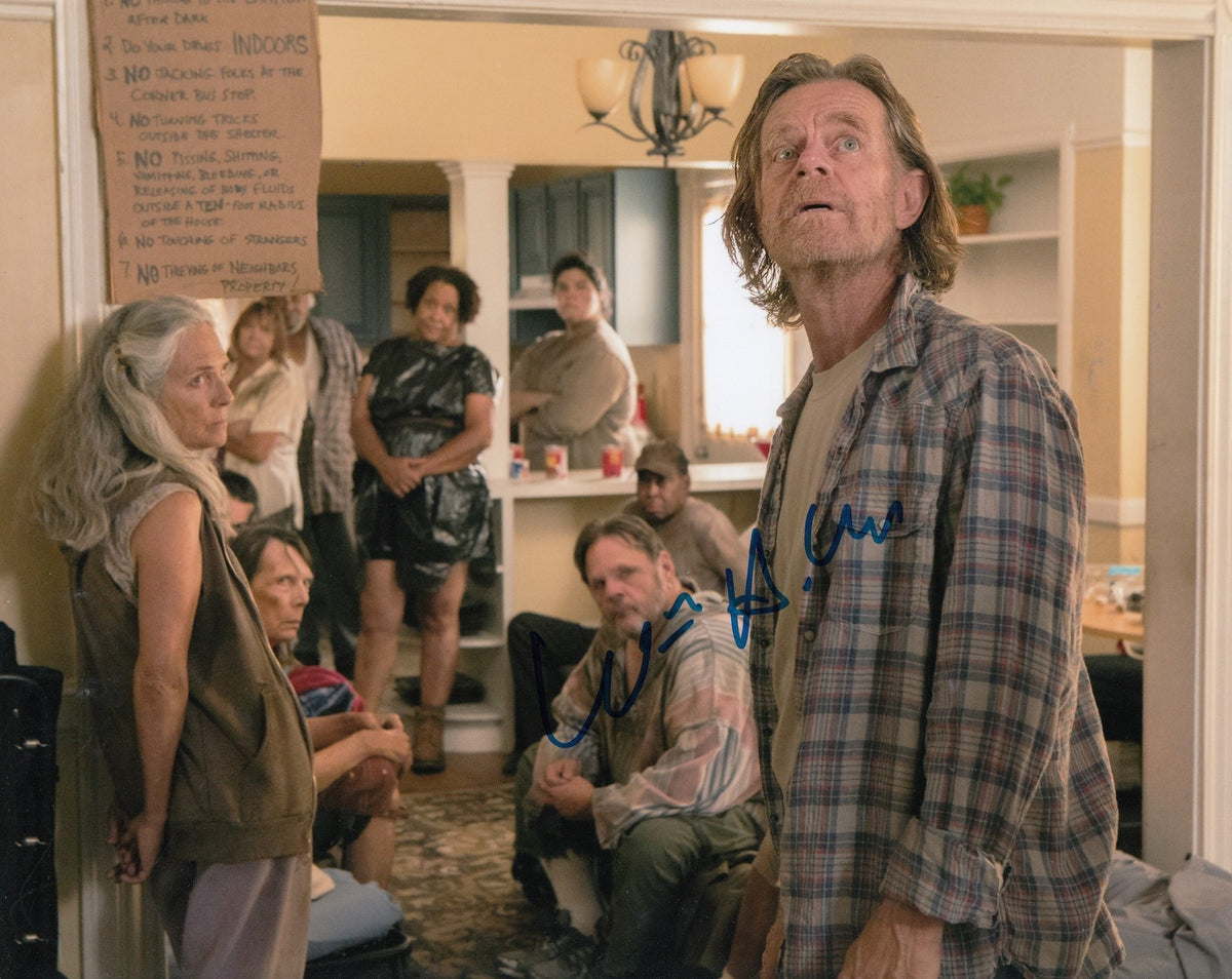 WILLIAM H MACY signed *SHAMELESS* 8X10 photo FRANK GALAGHER (PROOF) W/COA #7