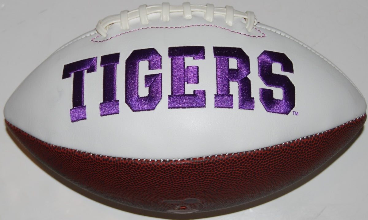 JOE NGATA signed (CLEMSON TIGERS) team logo full size F/S football W/COA C