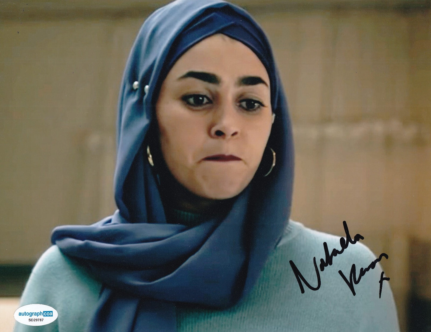 NATACHA KARAM signed (9-1-1 LONE STAR) Marjan Marwani 8X10 photo ACOA SD29787