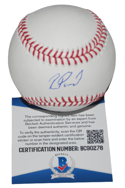 REGINALD PRECIADO signed (CHICAGO CUBS) OML baseball BECKETT BAS BC90278