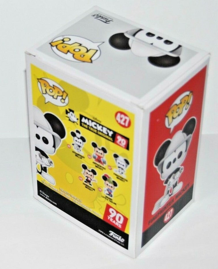 MICHAEL EISNER signed (FIREFIGHTER MICKEY MOUSE ) Funko Pop #427 BECKETT Y04545