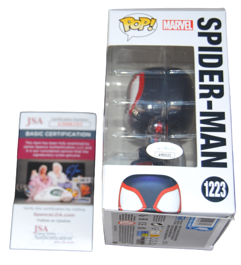 SHAMEIK MOORE signed (SPIDER MAN INTO THE VERSE) #1223 Funko Pop JSA AM06103