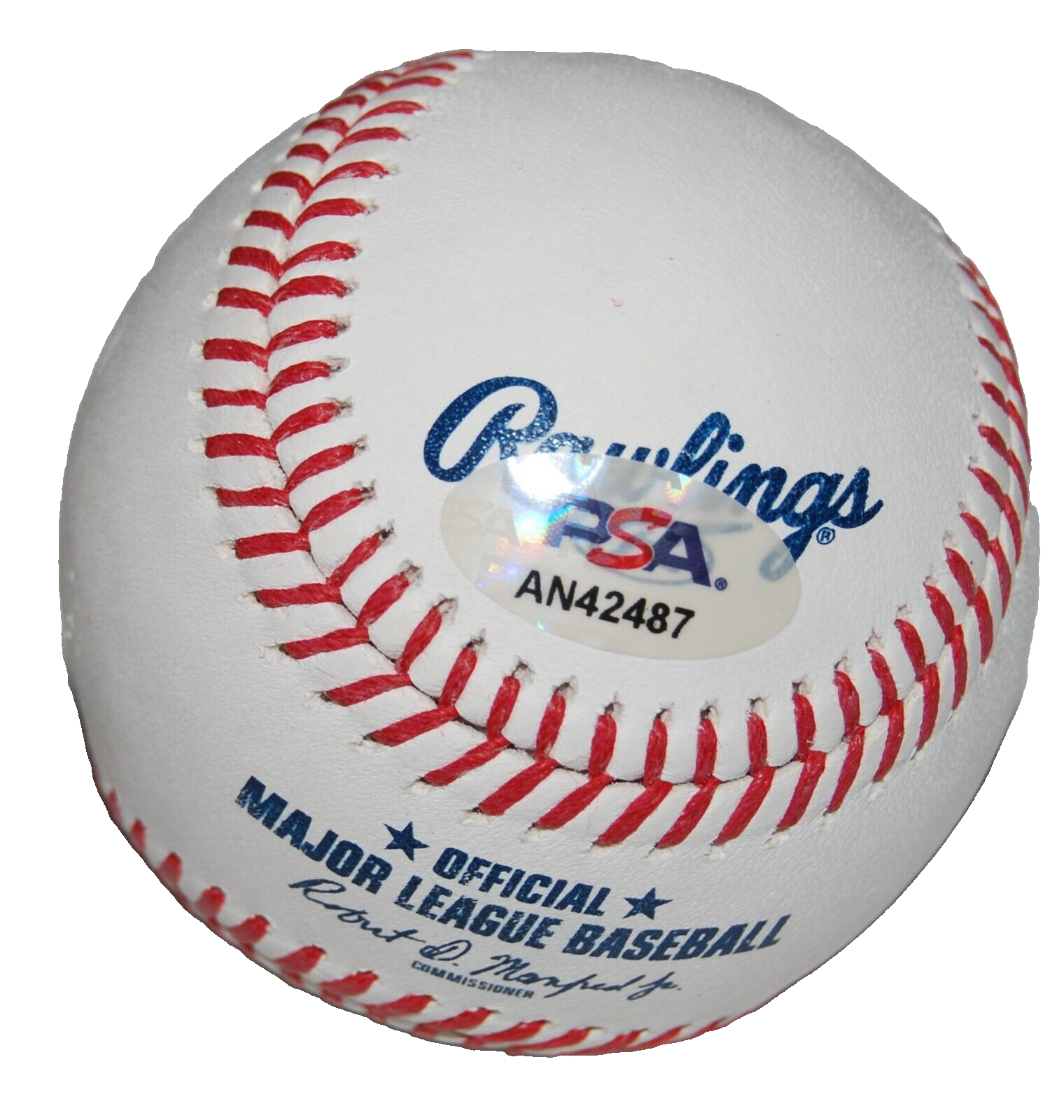 JORDAN WICKS signed (CHICAGO CUBS) OML Major League baseball PSA/DNA AN42487