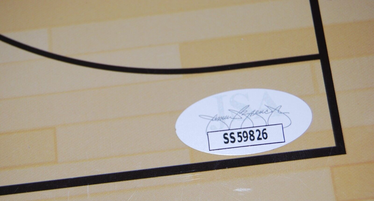 CHRIS BEARD signed (OLE MISS RUNNNG REBELS) basketball clipboard JSA SS59826
