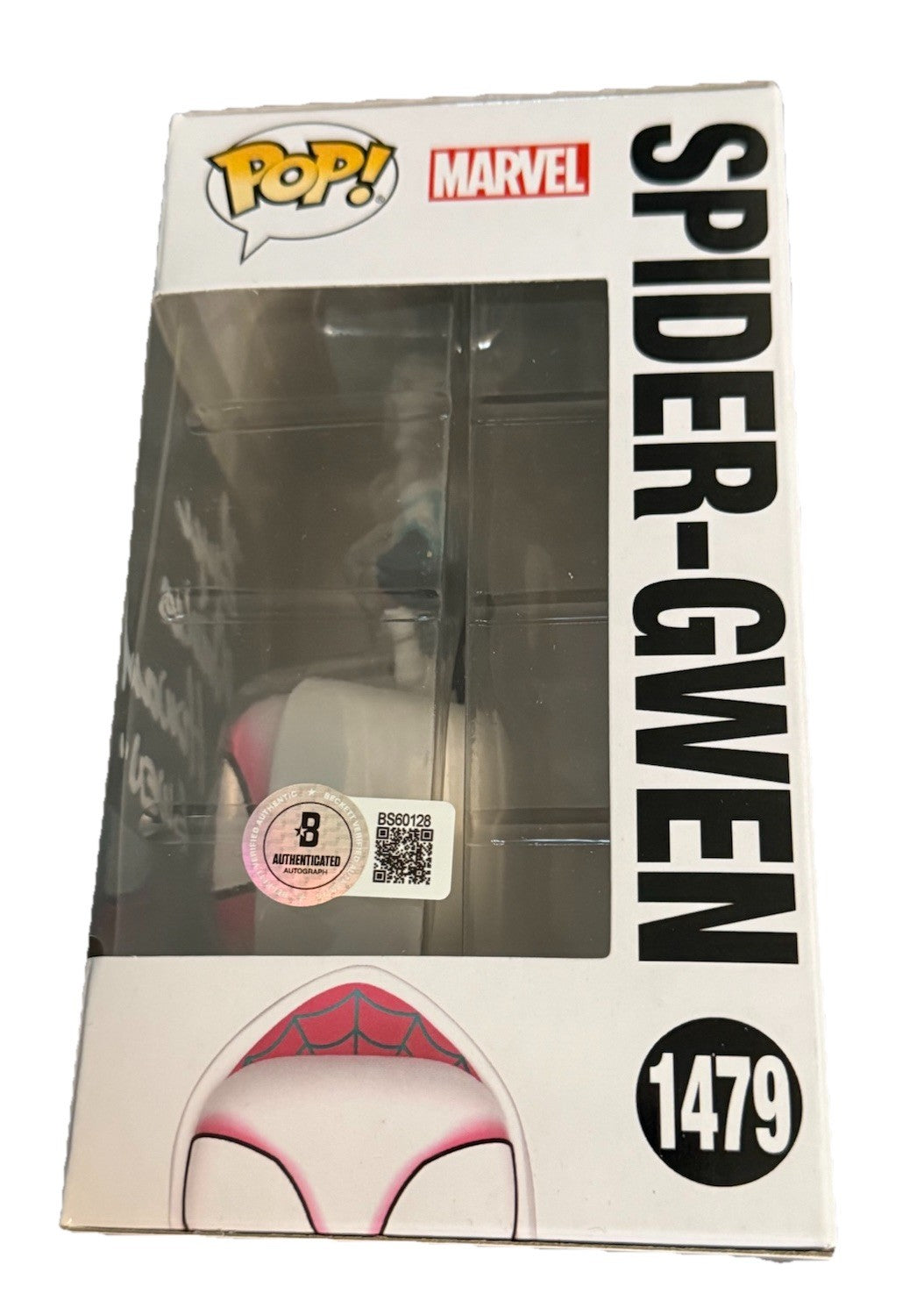 BRYCE DALLAS HOWARD signed (Spider Man) Gwen Funko Pop #1479 BECKETT BAS BS60128