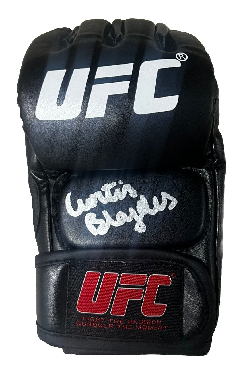 CURTIS BLADES signed (UFC) MMA autographed Fighting glove PSA/DNA AO81385