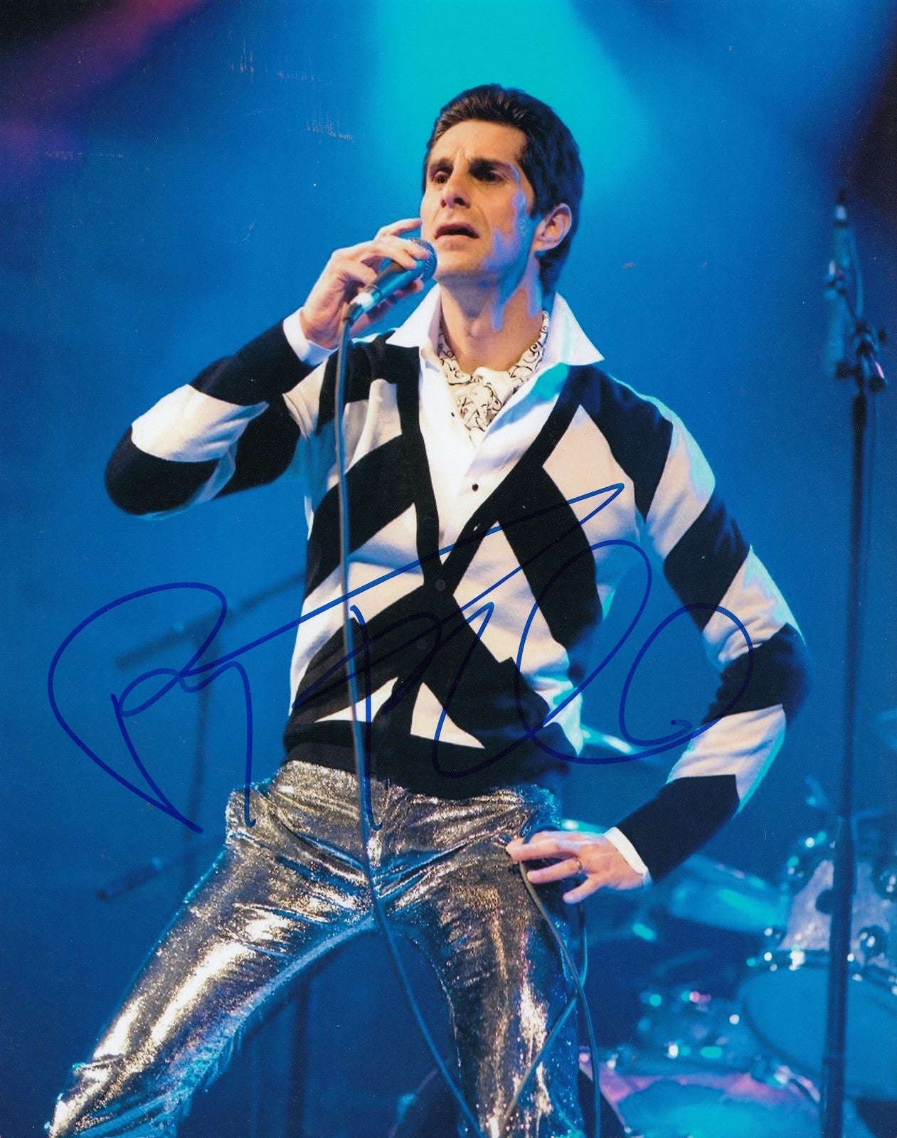 PERRY FARRELL signed *JANE'S ADDICTION* MUSIC 8X10 photo W/COA COACHELLA LOLLA