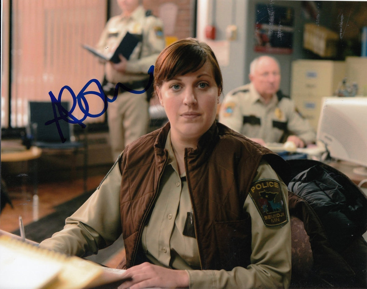 ALLISON TOLMAN signed *FARGO* MOLLY SOLVERSON 8X10 photo *PROOF* W/COA TV SERIES