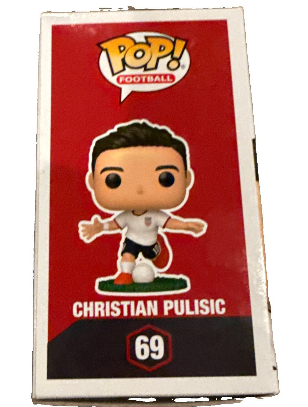 CHRISTIAN PULISIC signed (TEAM USA) Football Soccer Funko Pop #69 JSA CS22879