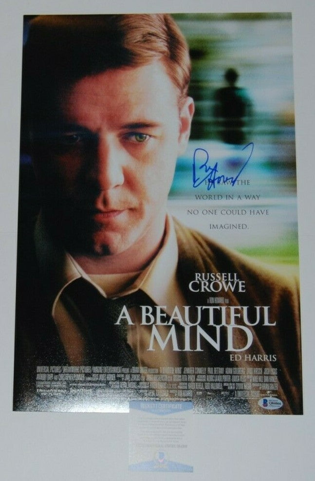 RON HOWARD signed (A BEAUTIFUL MIND) autographed 12X18 Movie photo BECKETT 