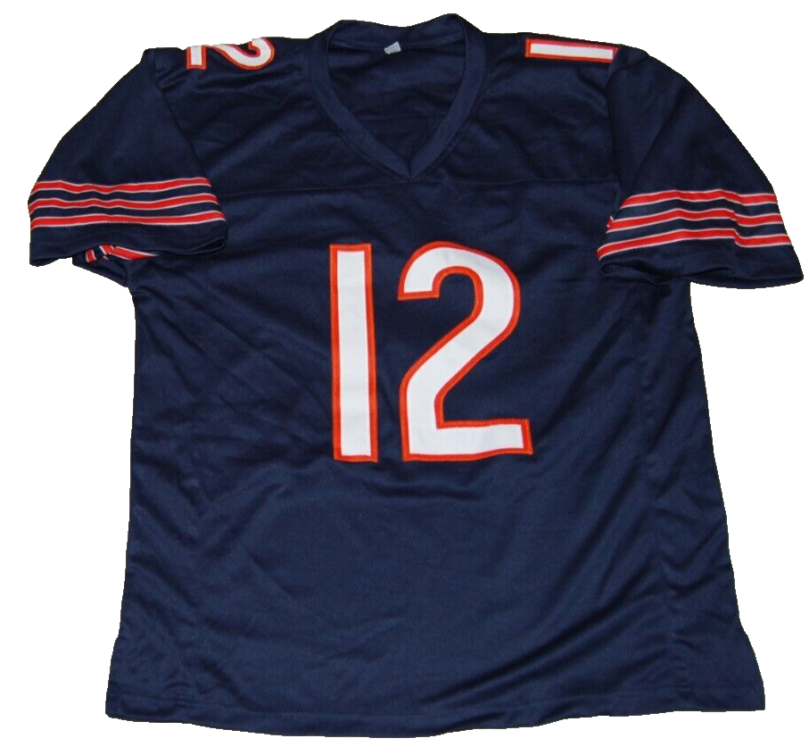 VELUS JONES JR signed (CHICAGO BEARS) Custom football jersey BECKETT BAS AD47363