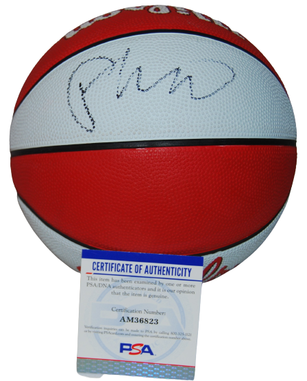 PATRICK BEVERLEY signed (CHICAGO BULLS) mini logo basketball PSA/DNA AM36823