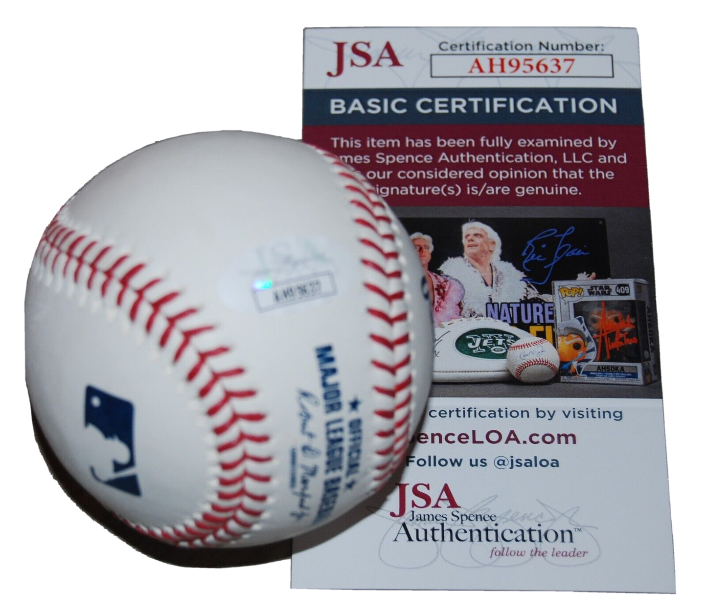 LUIS MATOS signed (SAN FRANCISCO GIANTS) Prospect OML baseball JSA COA AH95637