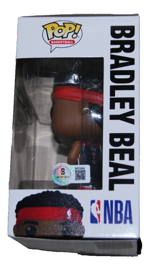 BRADLEY BEAL signed (WASHINGTON WIZARDS) #85 Funko Pop BECKETT BAS BR25986