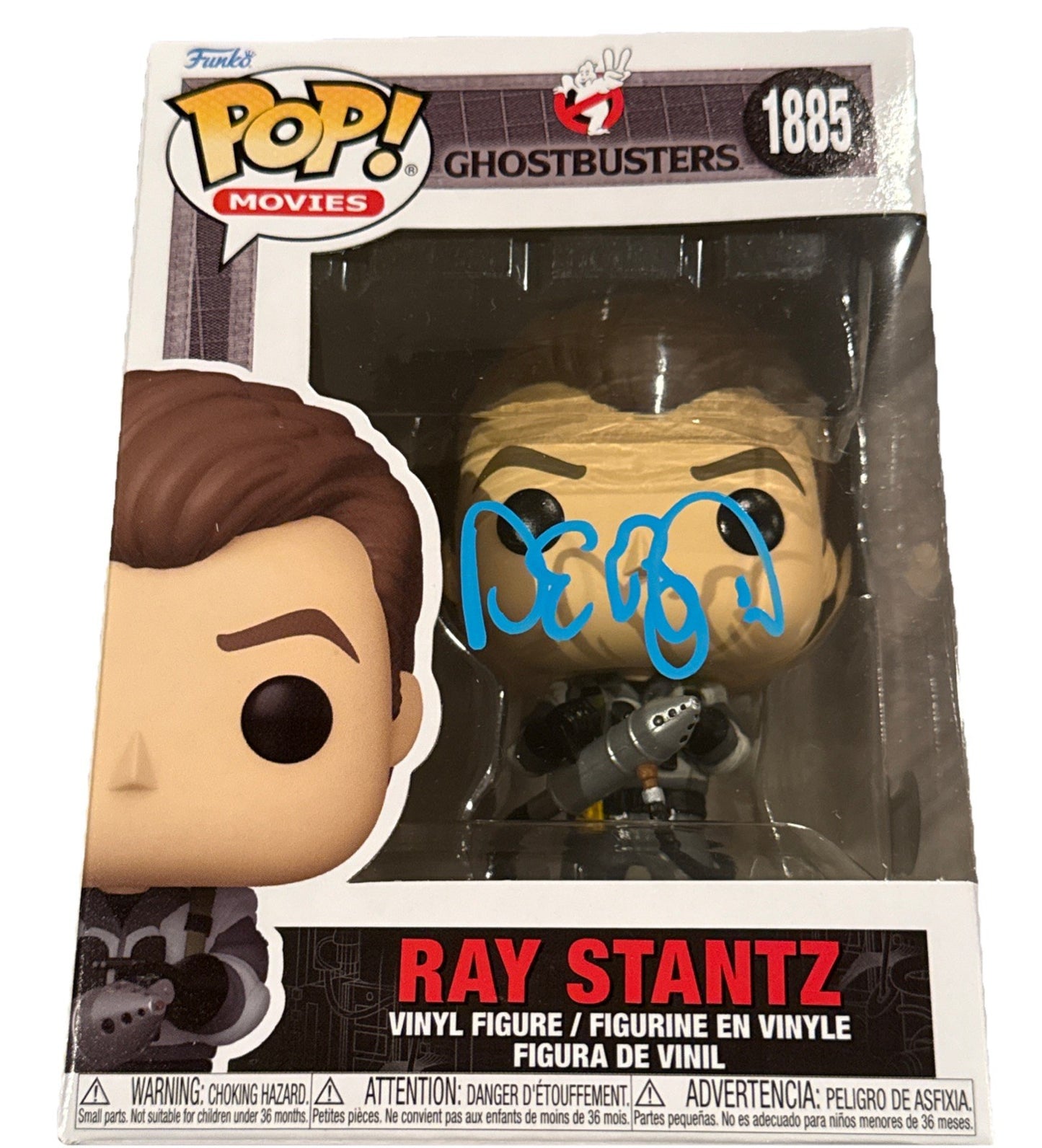 DAN AYKROYD signed (GHOSTBUSTERS) Ray Stantz Funko Pop #1885 BECKETT 3W041851