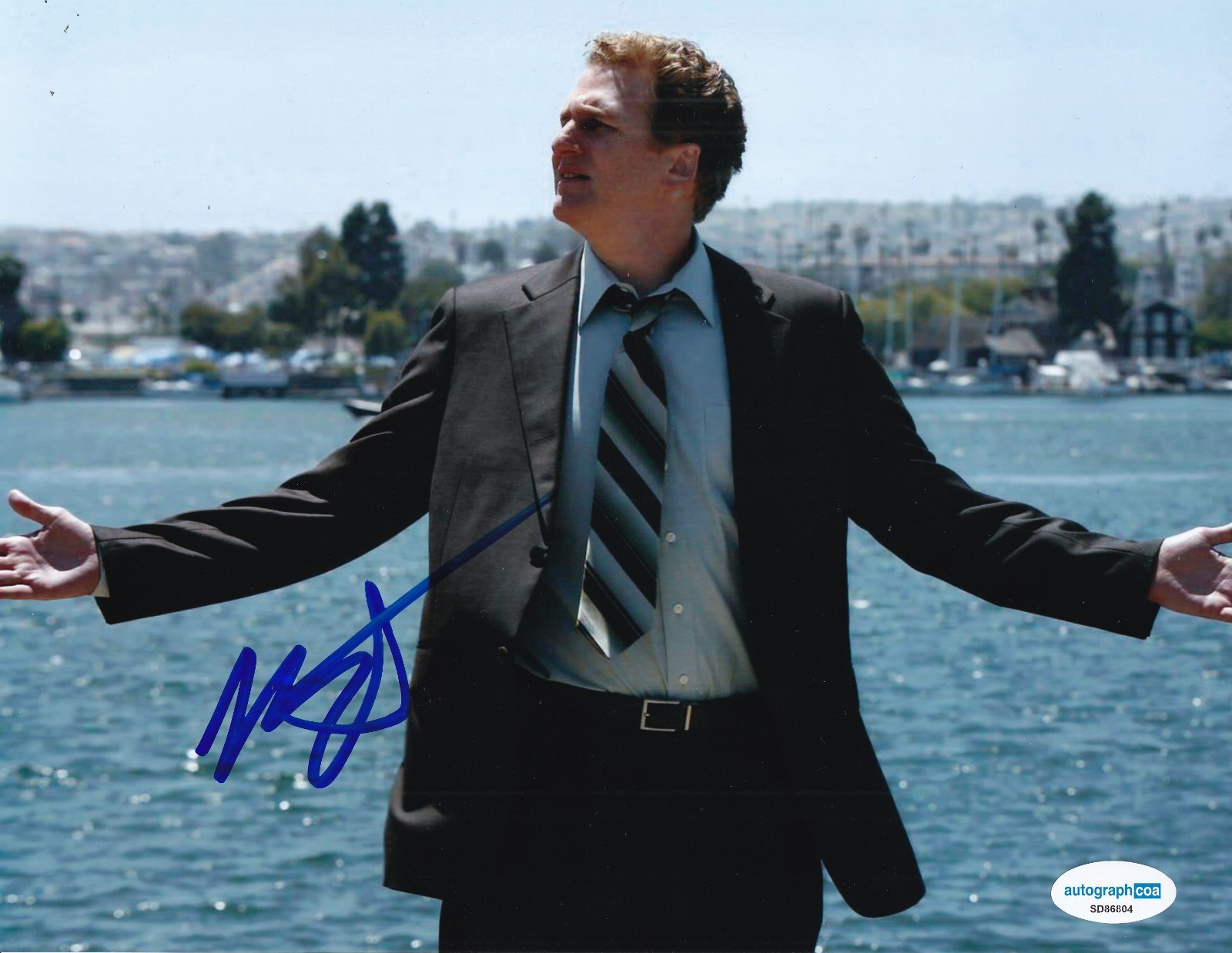 MICHAEL RAPAPORT signed (PRISON BREAK) TV Show 8X10 photo ACOA SD86804
