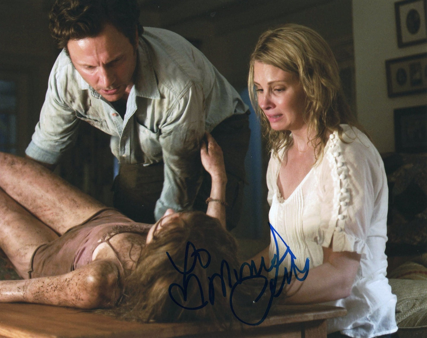 Monica Potter Along Came A Spider Patch Adams Signed 8x10 Photo w/COA #2