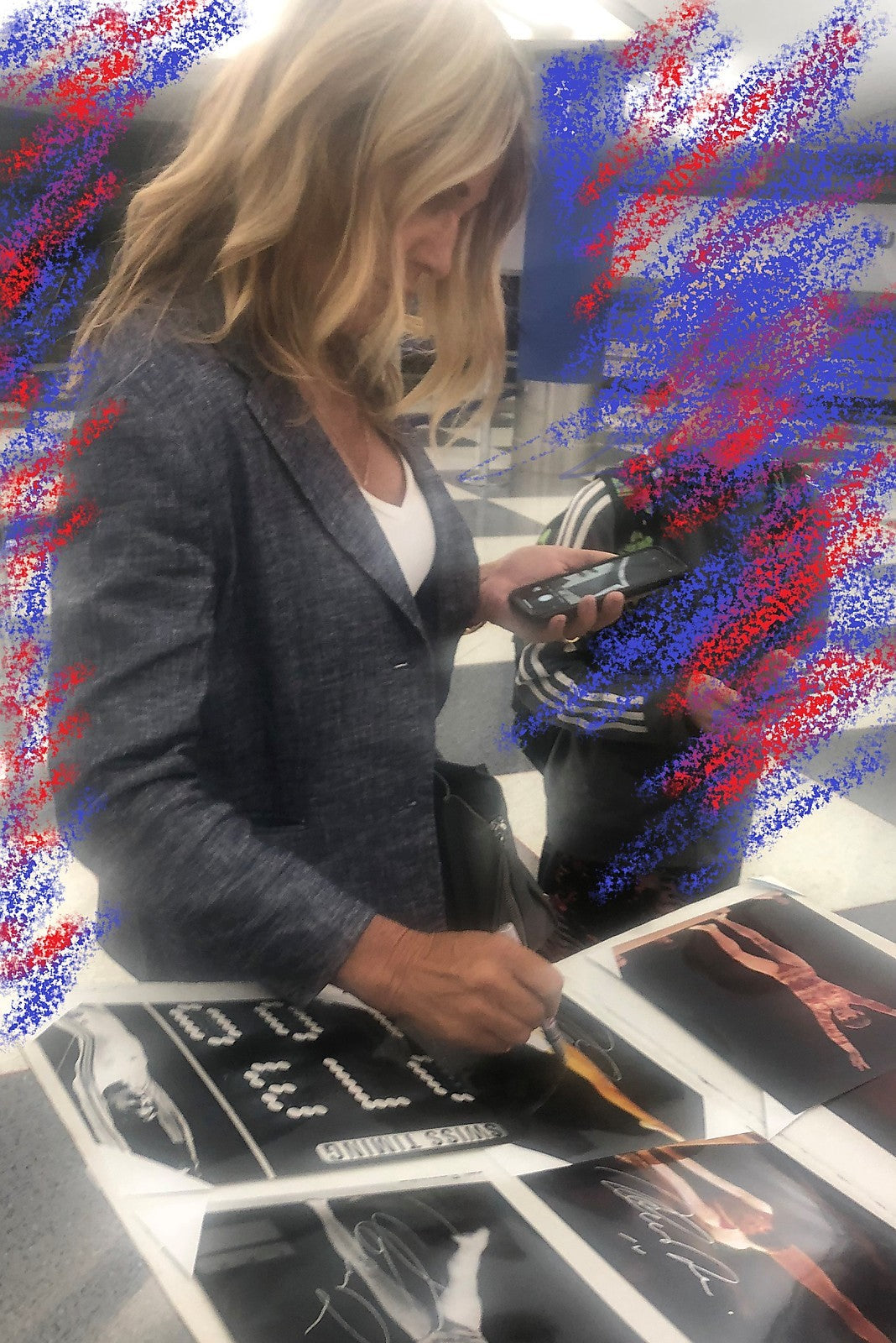 NADIA COMANECI signed (GYMNASTICS) OLYMPIC GOLD MEDALIST 8X10 *PROOF* W/COA #1