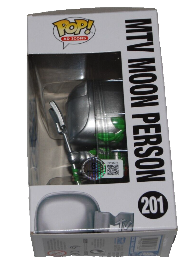 VANILLA ICE signed (MTV MOON PERSON) Funko Pop AD ICONS #201 BECKETT BAS BP30273
