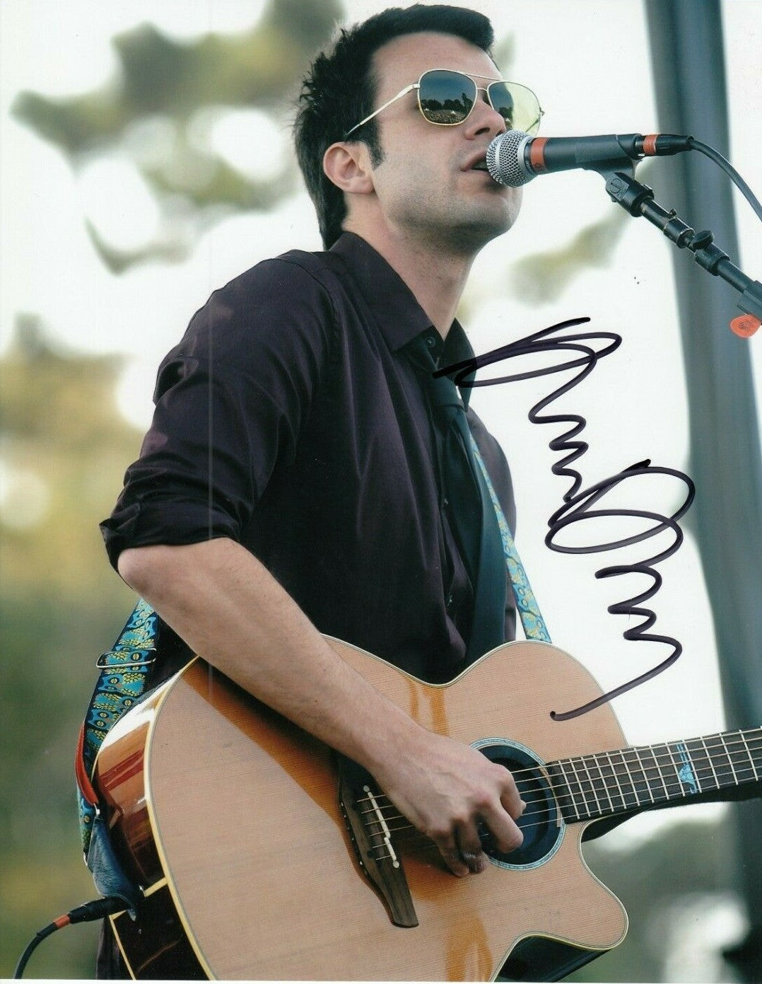 HOWIE DAY signed (COLLIDE) Music Singer 8X10 photo *Longest Night* W/COA #2