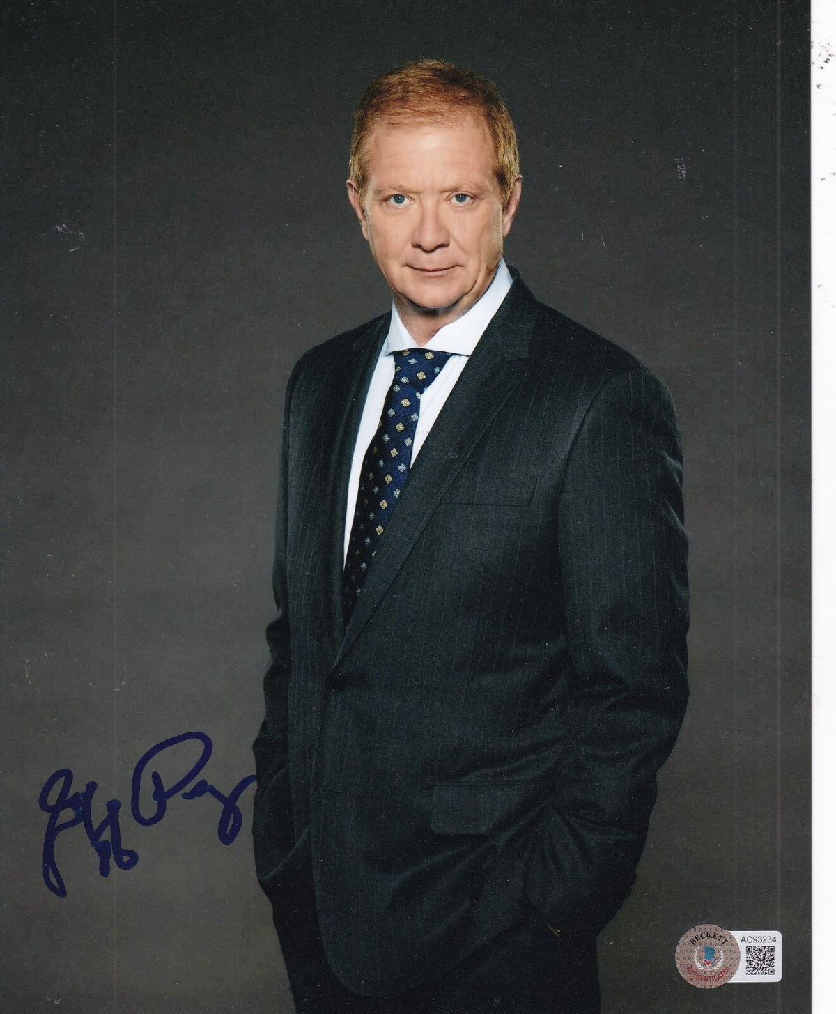 JEFF PERRY signed (SCANDAL) Cyrus Beene 8X10 photo BECKETT BAS AC93234
