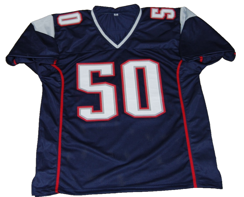 MIKE VRABEL signed (NEW ENGLAND PATRIOTS) football jersey BECKETT BAS BW61044