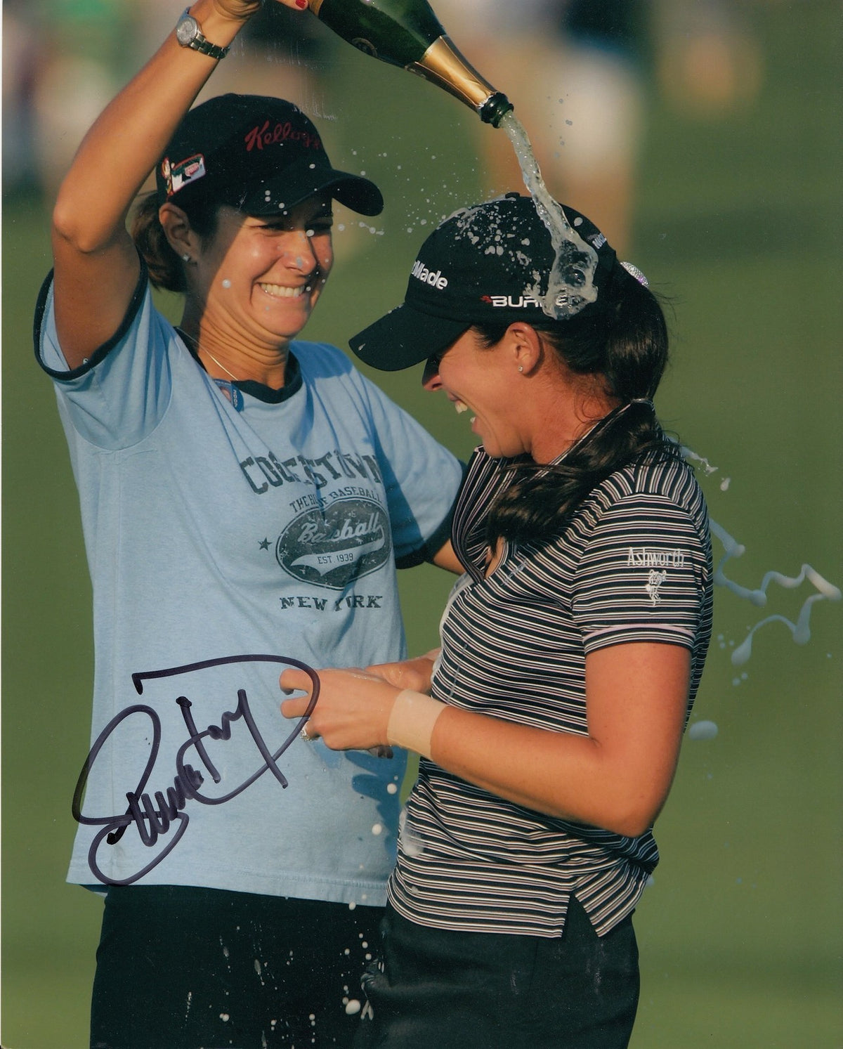 LAURA DIAZ signed LPGA WOMENS GOLF 8X10 photo W/COA *LPGA Corning Classic*