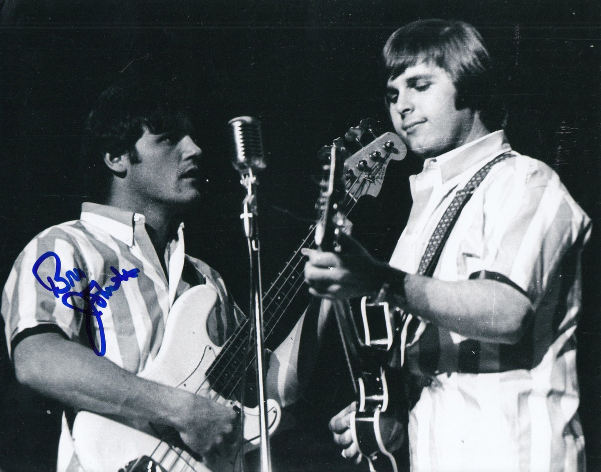 BRUCE JOHNSTON signed (THE BEACH BOYS) Music 8x10 photo *GUITARIST* W/COA #1