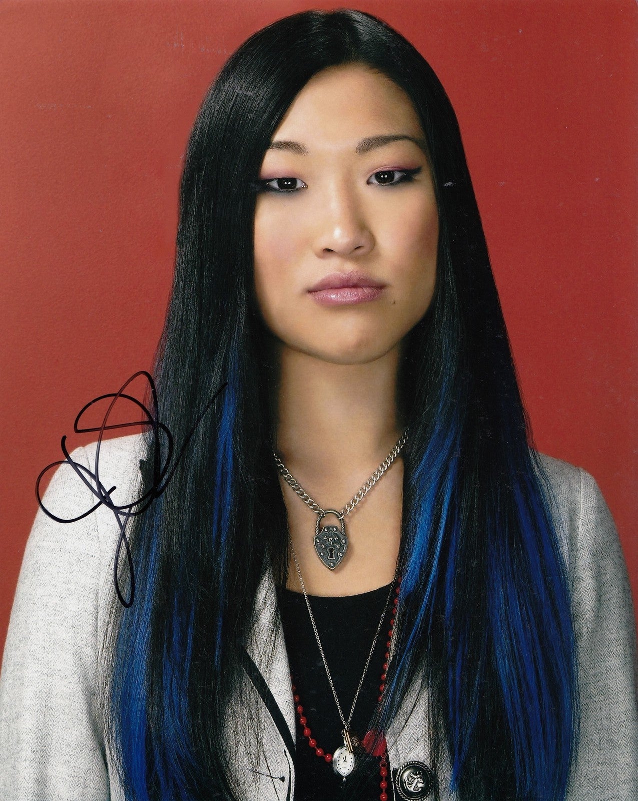 JENNA USHKOWITZ signed (GLEE TV SHOW STAR) 8X10 photo W/COA *TINA CHANG*
