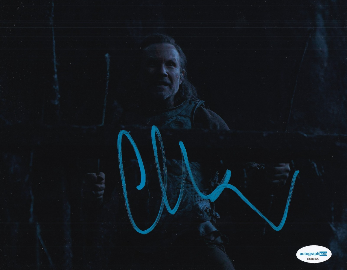 CHRISTIAN SLATER signed (ROBIN HOOD) Will Scarlett Movie 8X10 photo ACOA SD86920