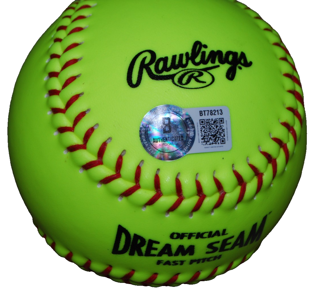 SYDNEY ROMERO signed (TALONS) Mexico 2020 Oklahoma Softball BECKETT BAS BT78213