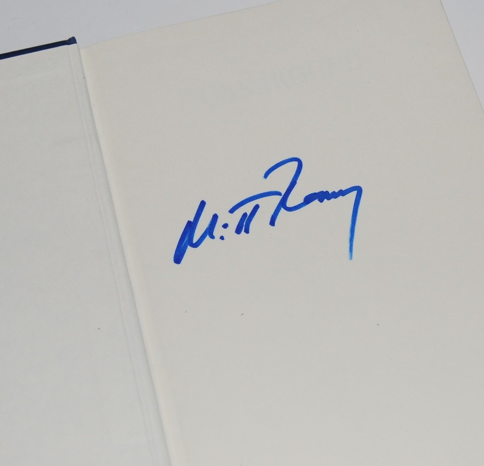 MITT ROMNEY signed (TURNAROUND) book *PRESIDENT CANDIDATE 2010 GOP* W/COA