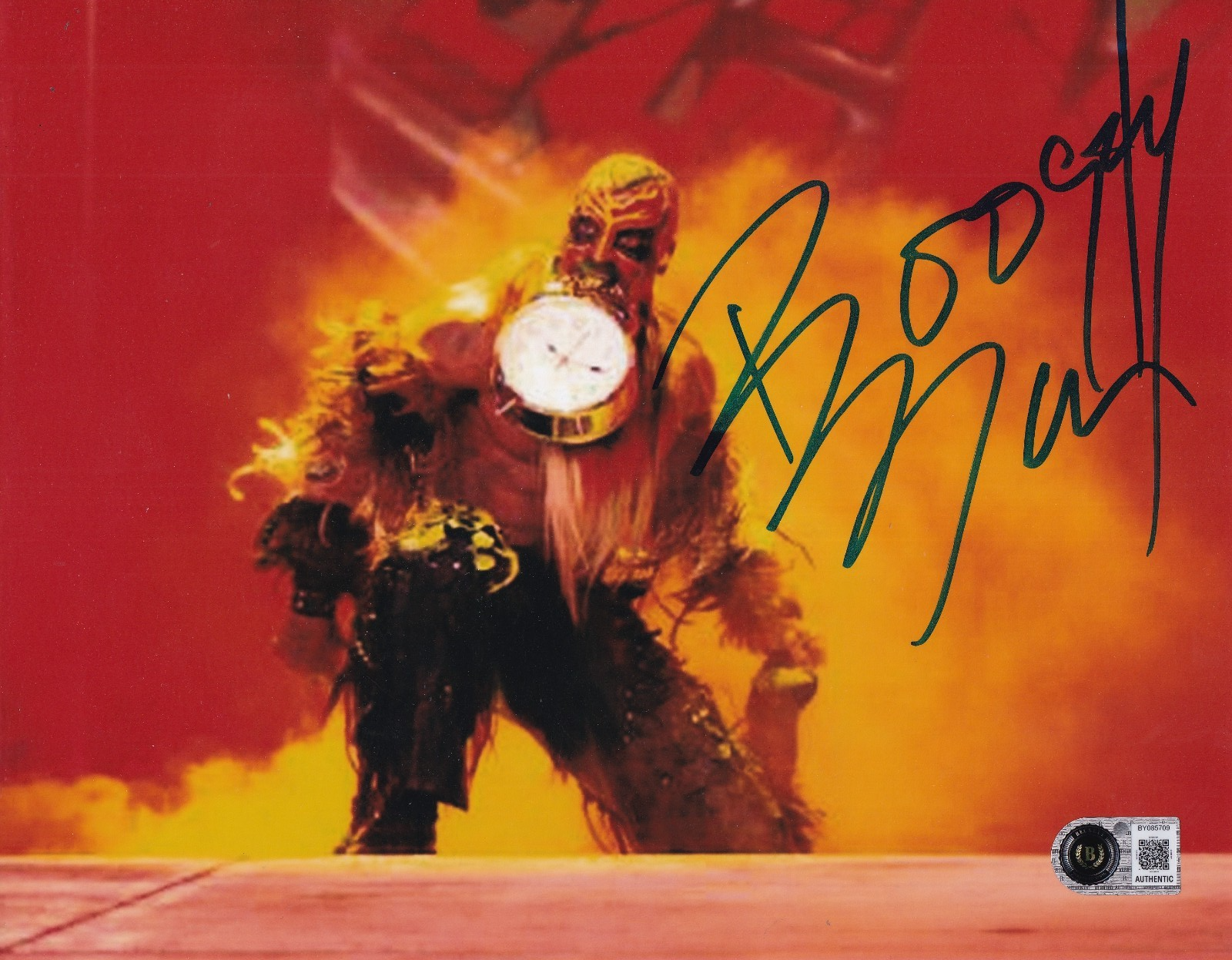 BOOGEYMAN signed (WWE) Wrestling SMACKDOWN RAW 8x10 photo BECKETT BY085709