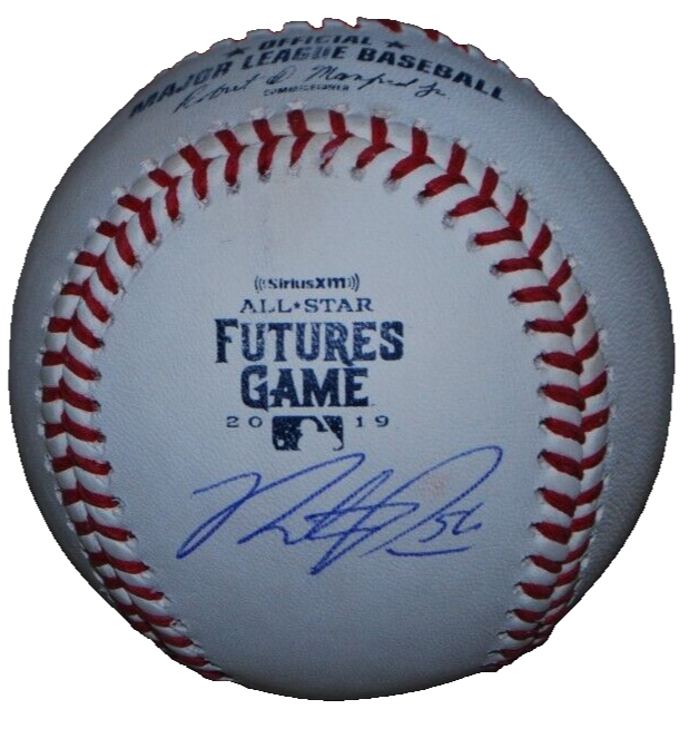 NATE PEARSON signed (CHICAGO CUBS) 2019 FUTUTES GAME baseball BECKETT BR67658