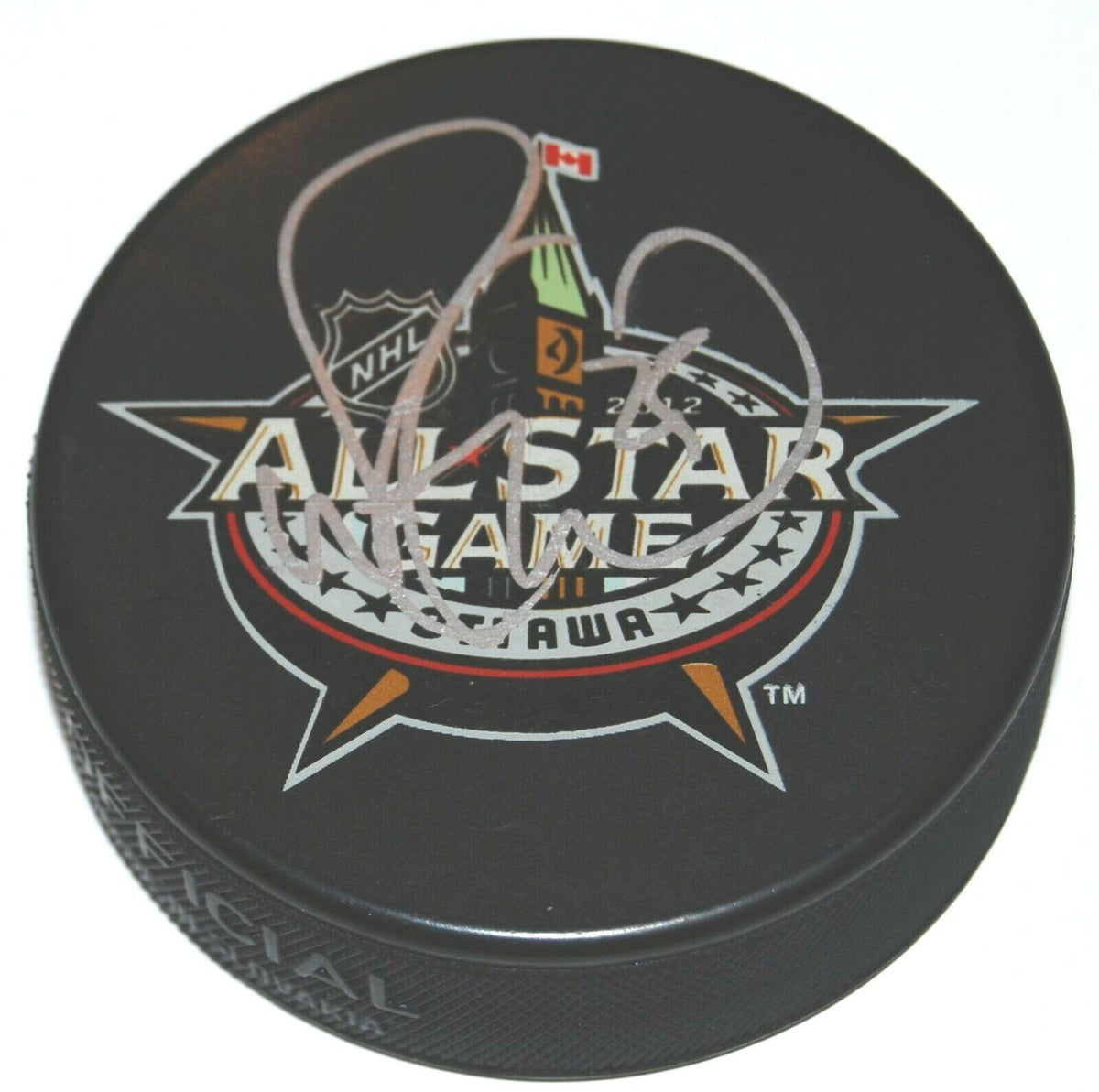 MIKE GREEN signed (DETROIT RED WINGS) autograph 2011 All Star hockey puck W/COA 