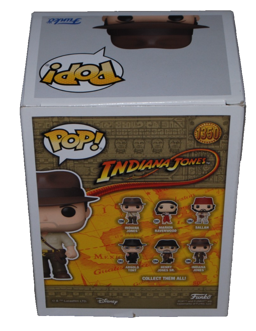 HARRISON FORD signed (INDIANA JONES) Funko pop #1350 BECKETT BAS AE38947