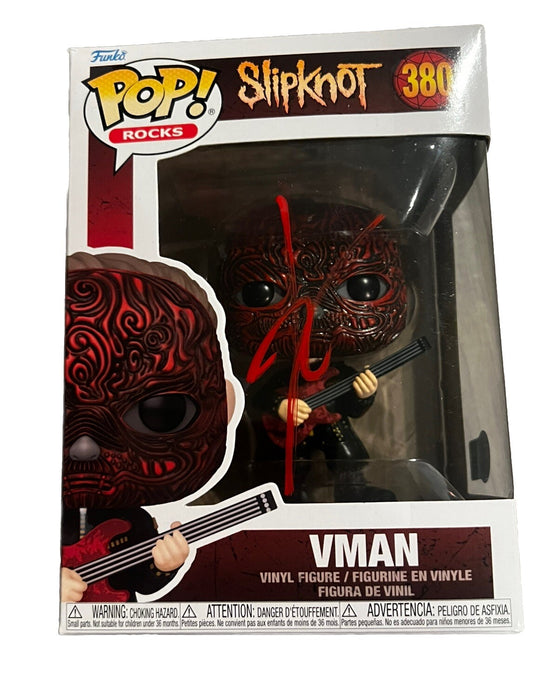 Alessandro Venturella signed (SLIPKNOT) VMAN #380 Funko Pop BECKETT BP59323