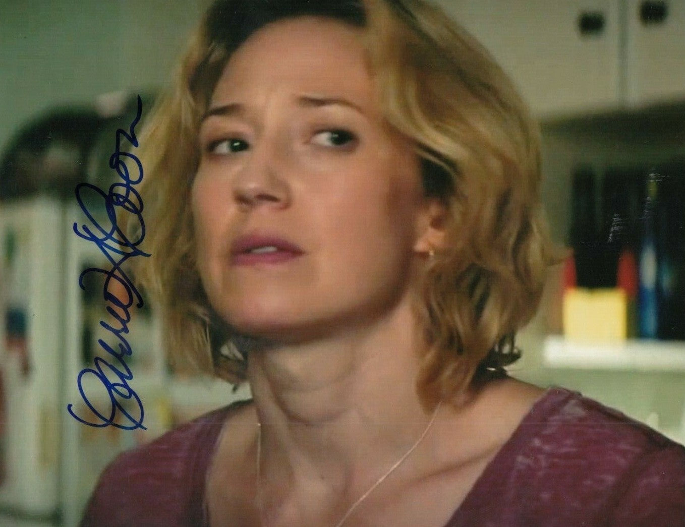 CARRIE COON signed (GHOSTBUSTERS: AFTERLIFE) Movie 8X10 *Callie* photo W/COA #3