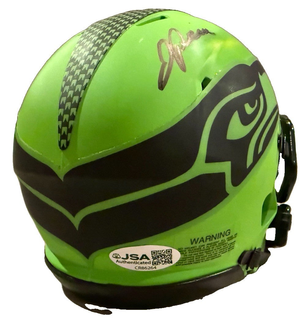 JADARIAN PRICE signed (SEATTLE SEAHAWKS) Mini rave football helmet JSA CR86264