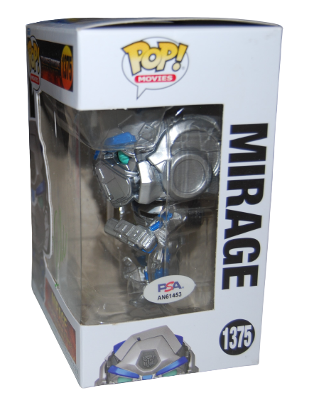 PETE DAVIDSON signed (TRANSFORMERS) Mirage #1375 Funko Pop PSA/DNA AN61453