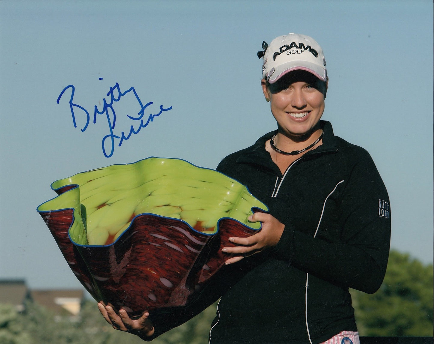 BRITTANY LINCICOME signed *LPGA* WOMEN'S GOLF 8X10 photo W/COA SOLHEIM CUP #2