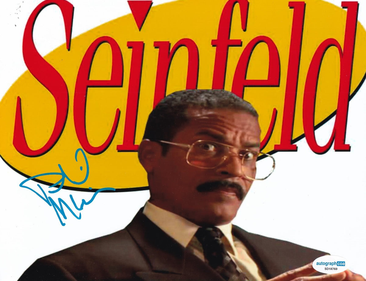 PHIL MORRIS signed (SEINFELD) autographed 8x10 photo ACOA SD18760